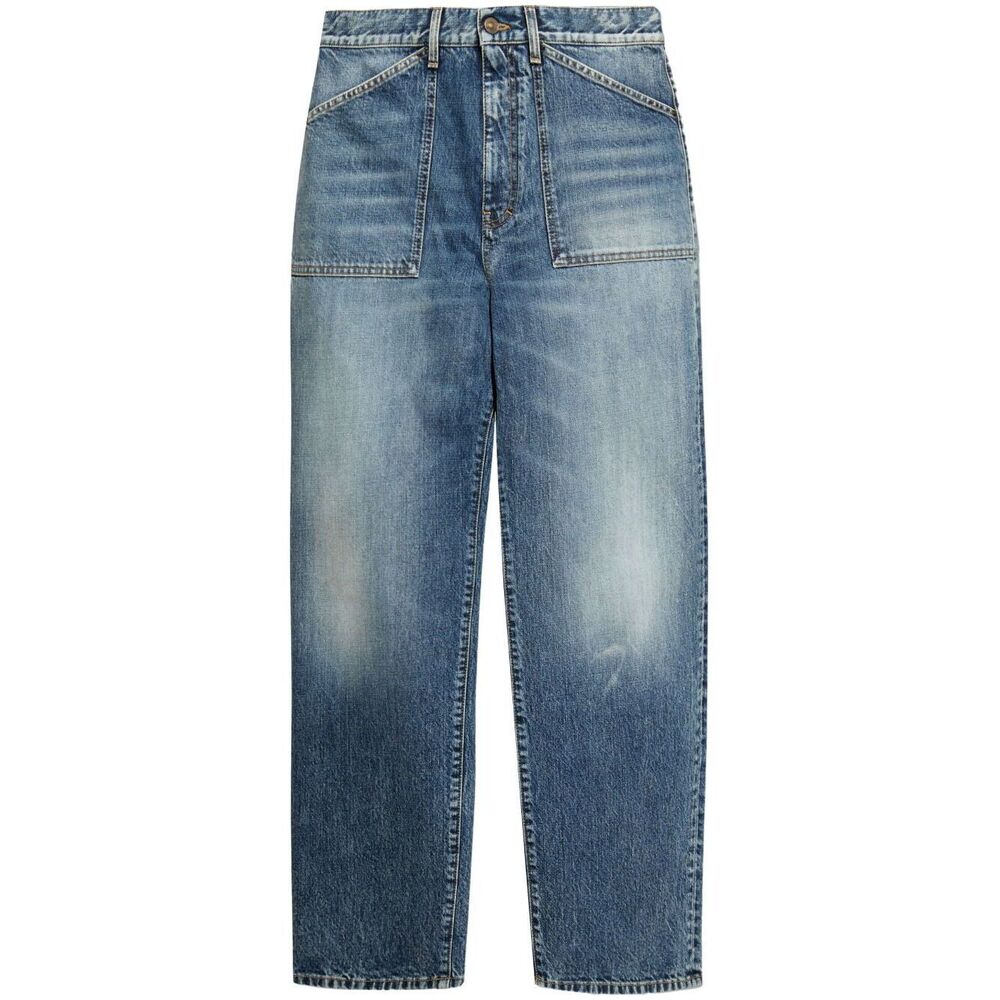 GIVENCHY Faded Blue Denim Trousers